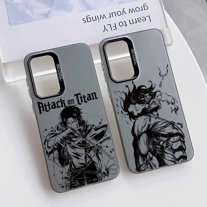 Attack on Titan Anime For A57 A56 A55 A54 A53 A52 A51 A37 A36 A35 A34 A31 A26 A25 A24 A17 A16 A15 A14 A13 Phone Case