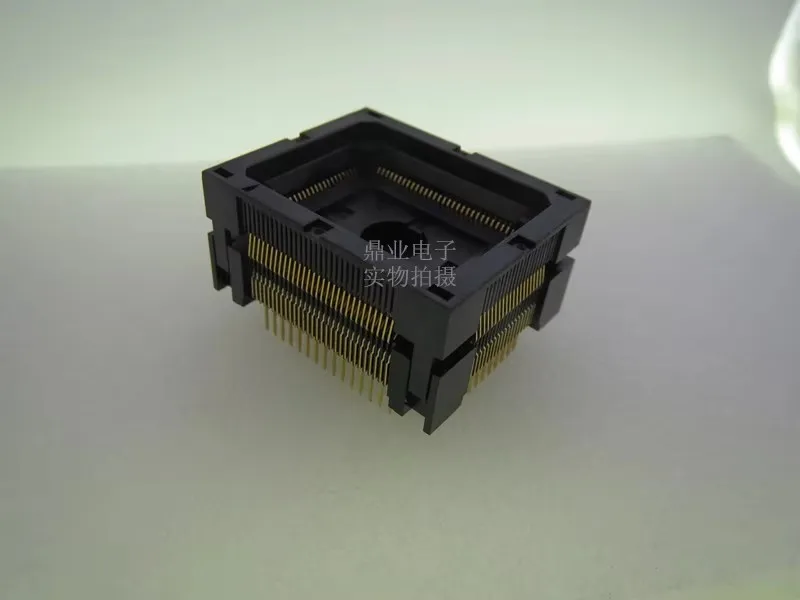 Original TI IC Test Seat CQF-100-155 Burning Programm LQFP100 TQFP100 Socket Adapte