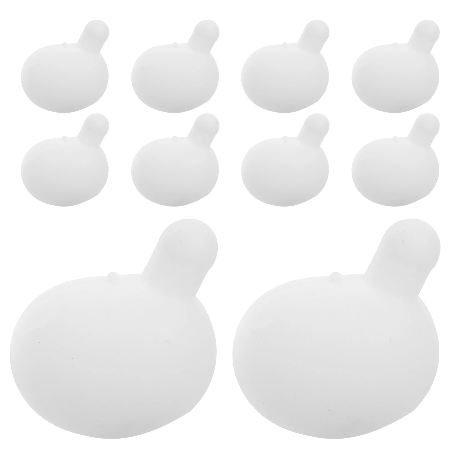 10 pçs silicone bolha inserção bola criativa diy squeeze estresse bola substituição para crochê cão filhote de cachorro atividade ao ar livre