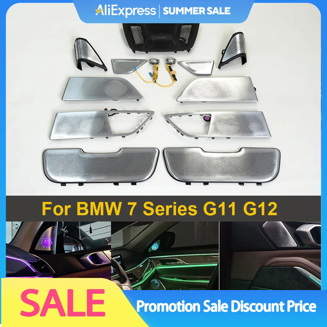 

LED Ambient Light Cover for BMW 7 Series G11 G12, BMW G11 G12 LED Illuminate Speaker Grille, G11 G12 Audio Upgrade