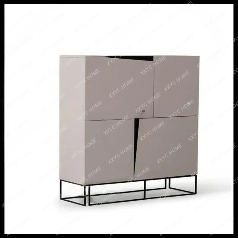 XXminimalist paint side cabinet modern minimalist entrance cabinet