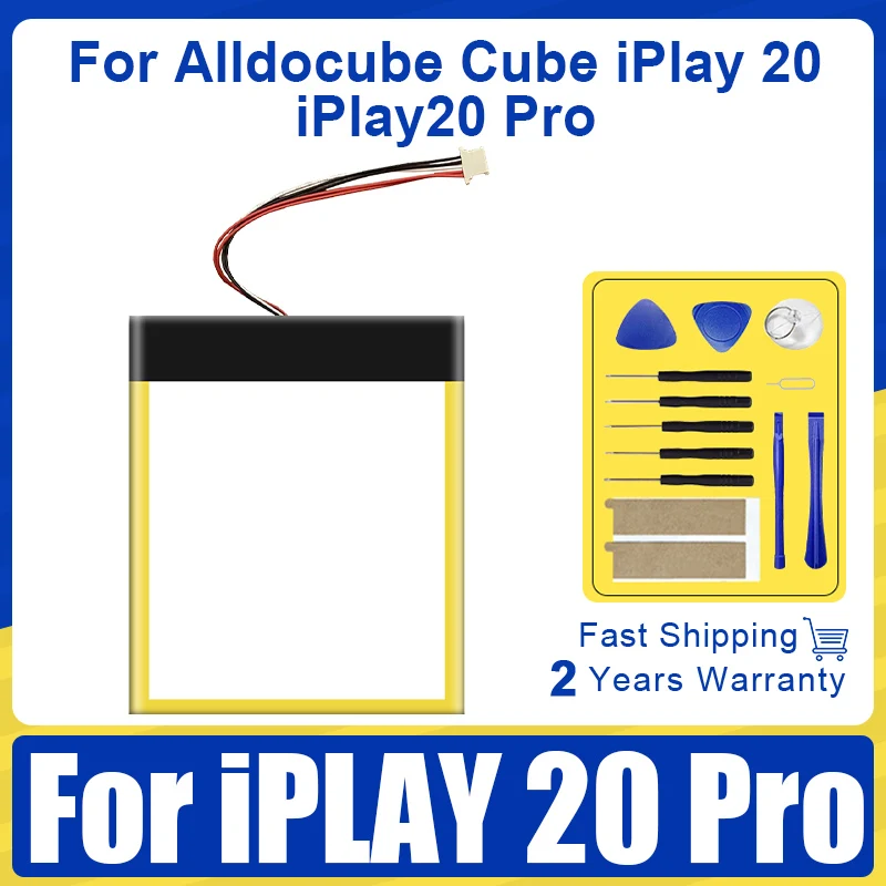 

Новая батарея XDOU для Alldocube Cube iPlay 20 , iPlay20 Pro запасной аккумулятор 5 проводов Plug + вспомогательный инструмент