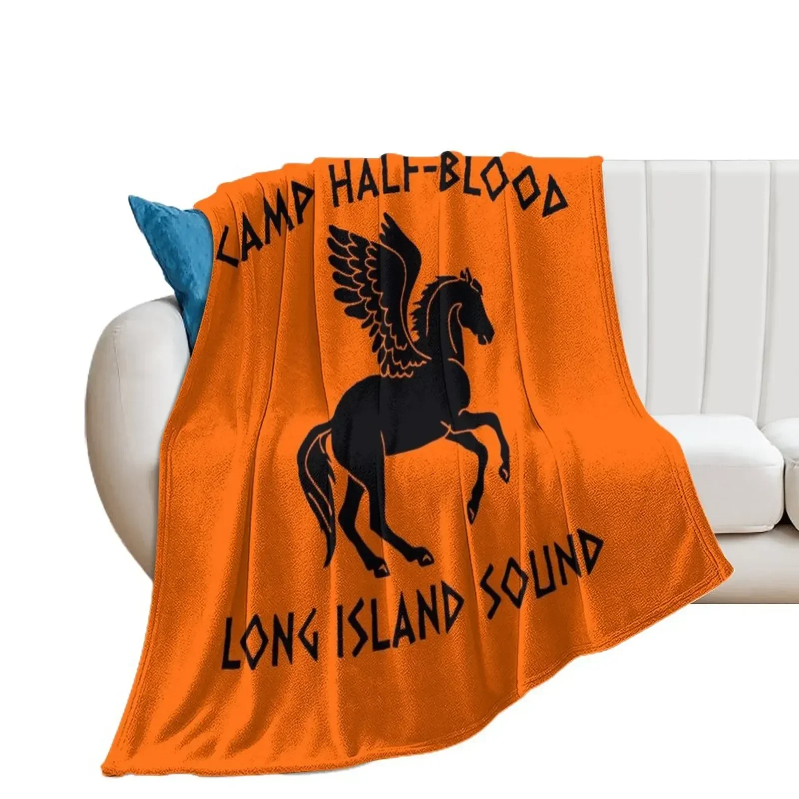 camp half blood long island Throw Blanket Polar Summer Blankets