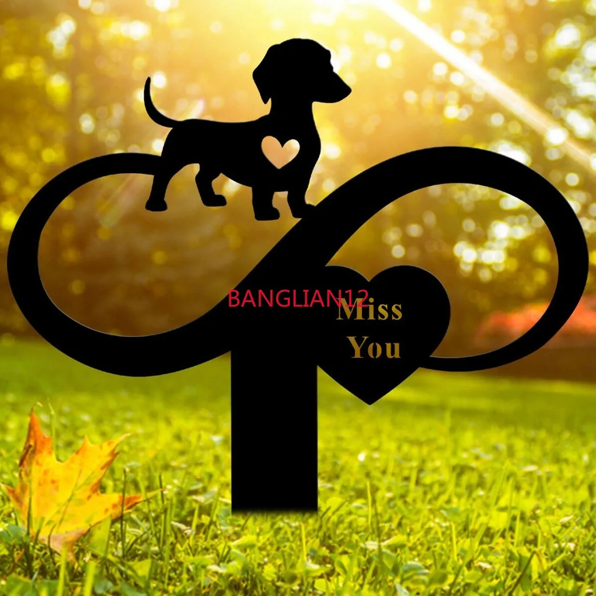 Dog Tombstone Garden Placement Pet Memorial Plaque Garden Ornament