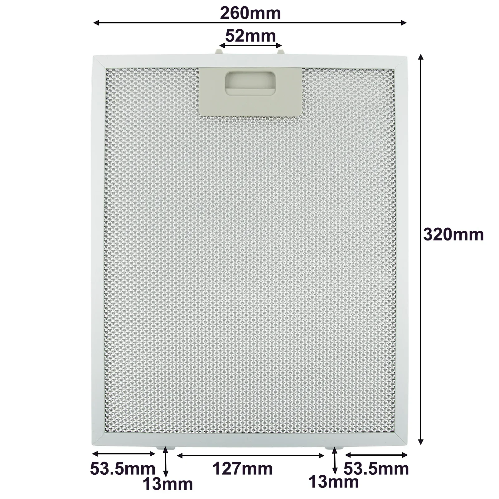 Cooker Hood Filters Metal Mesh Extractor Vent Filter 320 X 260 Mm Kitchen Cooker Hood Vents Filter Replacement Accessories