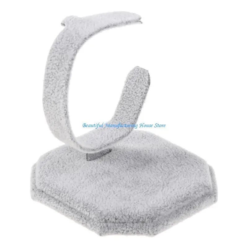 E56A Flannel Watch Display C-type Bracket Jewelry Store Fashion Jewelry Desktop Display Rack Bracelet Display Bracket