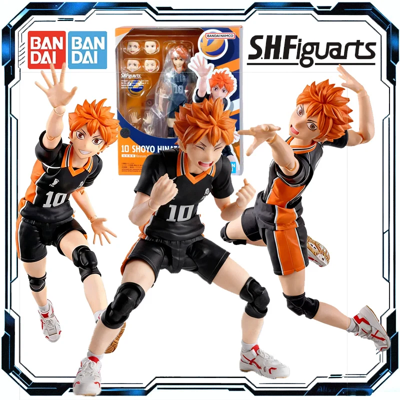 BANDAI Original S.H.Figuarts Haikyuu!! Shoyo Hinata Actionfigur Spielzeug für Jungen Mädchen Kinder Geschenk Sammlerstück Modell Ornamente