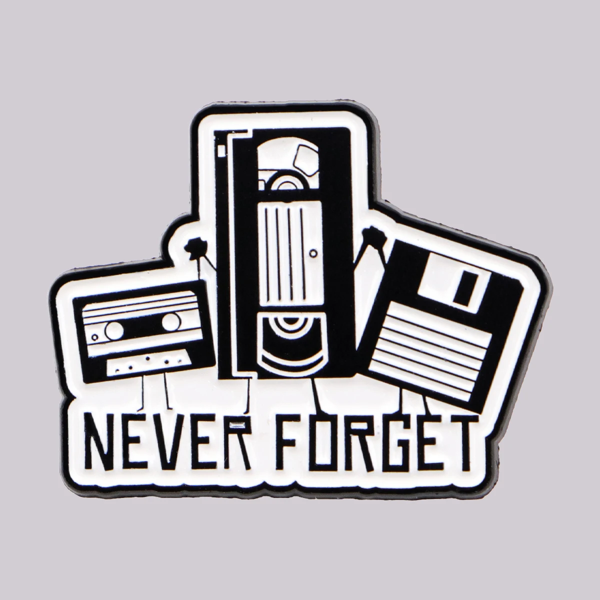 Retro Tape Enamel Pin Radio Brooch Pines Lapel Pins Badge on Backpack Clothing Accessories Fashion Jewelry Friends Gifts