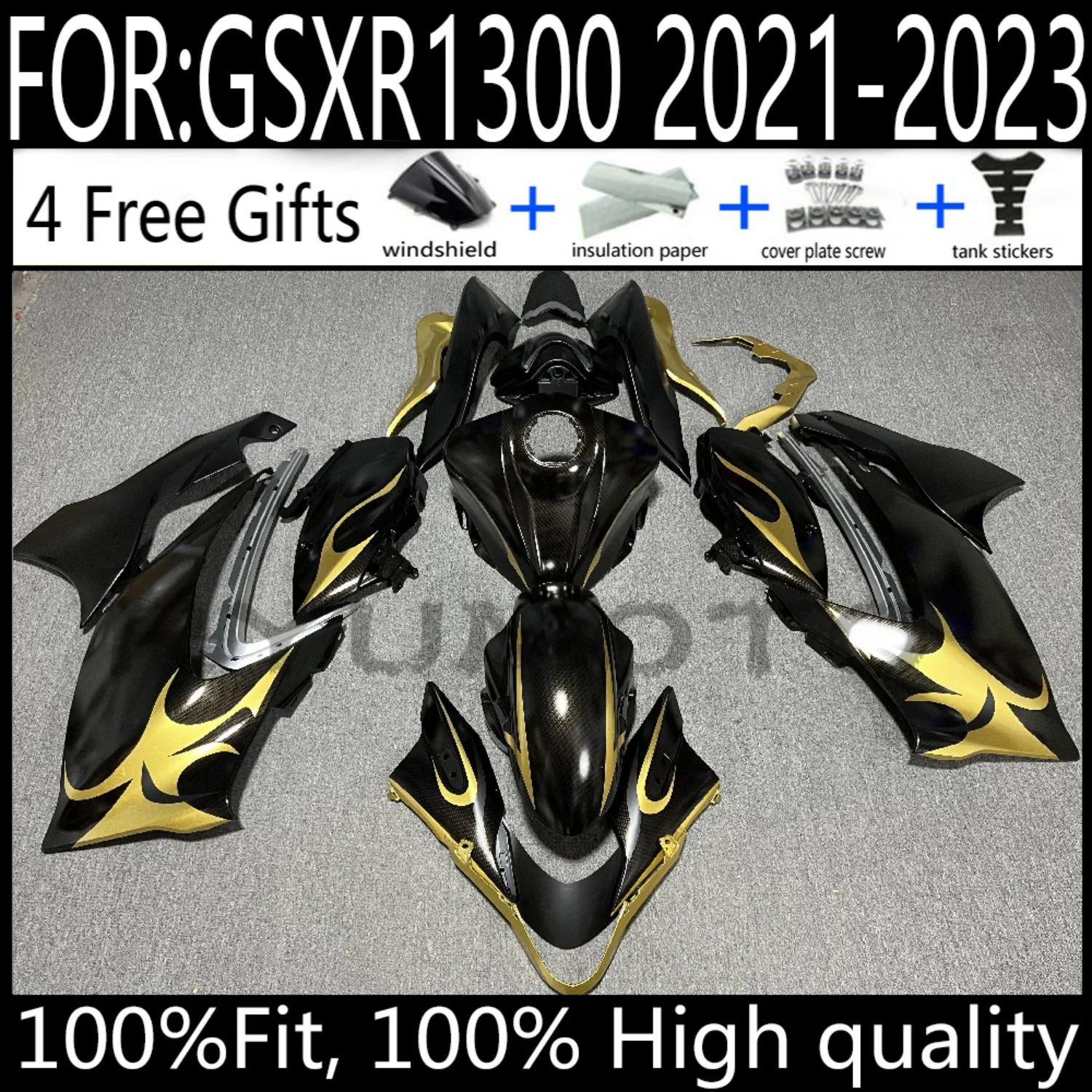 

GSXR1300 GSX-1300R 2021 - 2024 2021 2022 2023 2024 Motorcycle Bodywork Set Injection ABS Plastics Full Fairings Kit