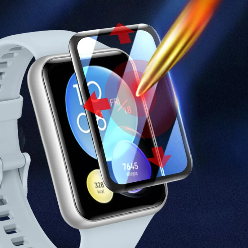 3D Soft Edge ป้องกันฟิล์มสำหรับ Huawei นาฬิกา Fit 2/ใหม่/Mini Honor ES Fit2คลาสสิก/active/Elegant Band Screen Protector