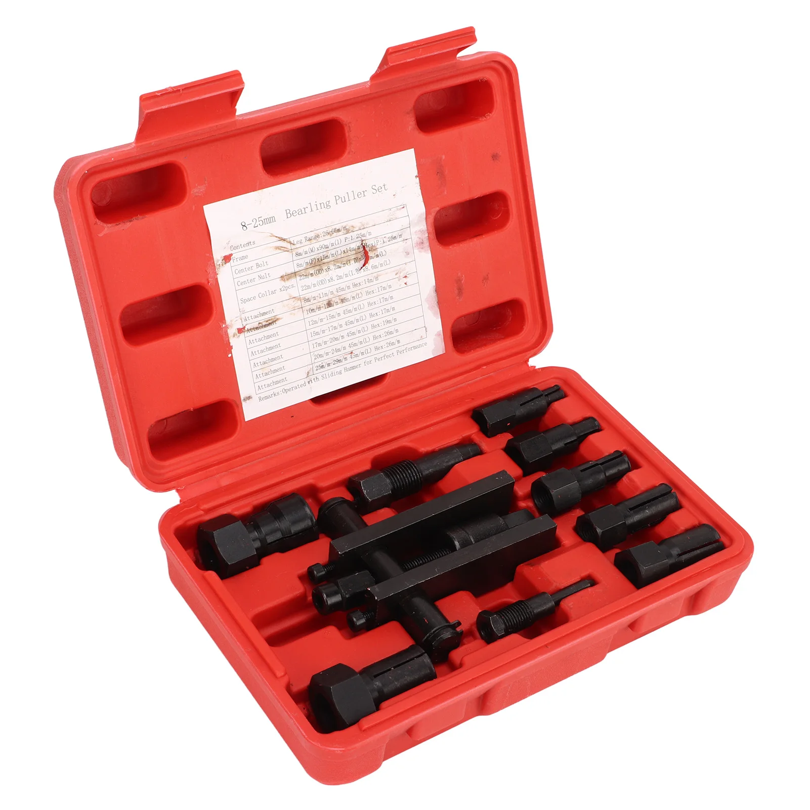 

10Pcs Motorcycle Internal Bearing Puller Practical Robust Excellent Texture Motorcycle Bearing Removal Tool