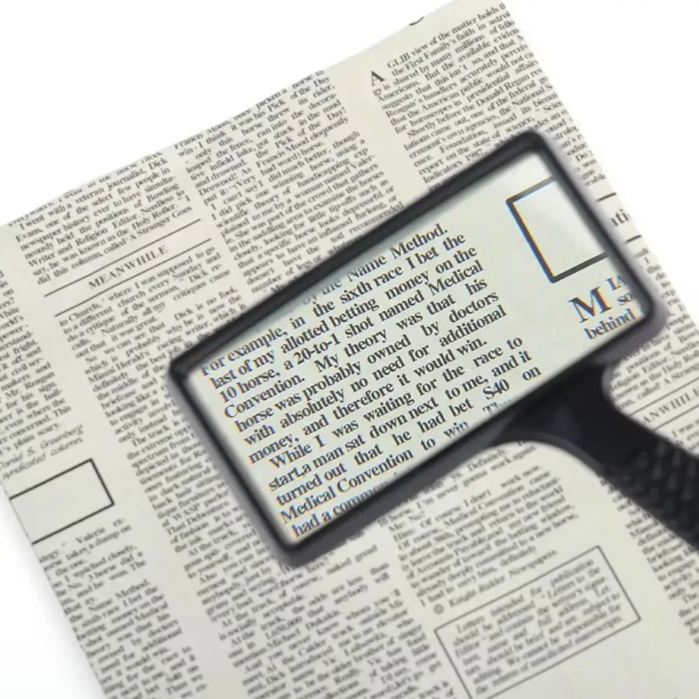 Handheld Loupe Magnifier Compact High Definition Magnifying Glass Portable Convenient 10X Magnifying Glass Identifying Jewelry