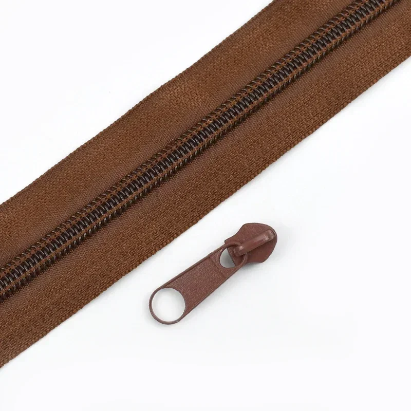 Rainbow Nylon Zipper By Yard with Sliders