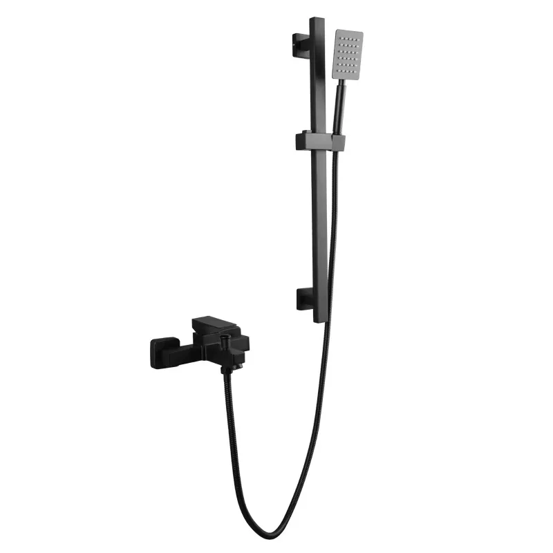 Home 3-Function Chrome Shower Fixtures Wall Mounted Bathroom Shower Faucet Set Shower System