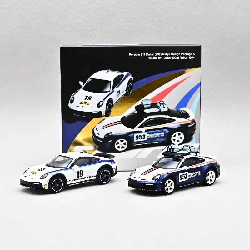 スパーキー&ティニー 1/64 911 ダカール (992) ラリー 1974 合金おもちゃ自動車ダイキャストメタルモデルギフト