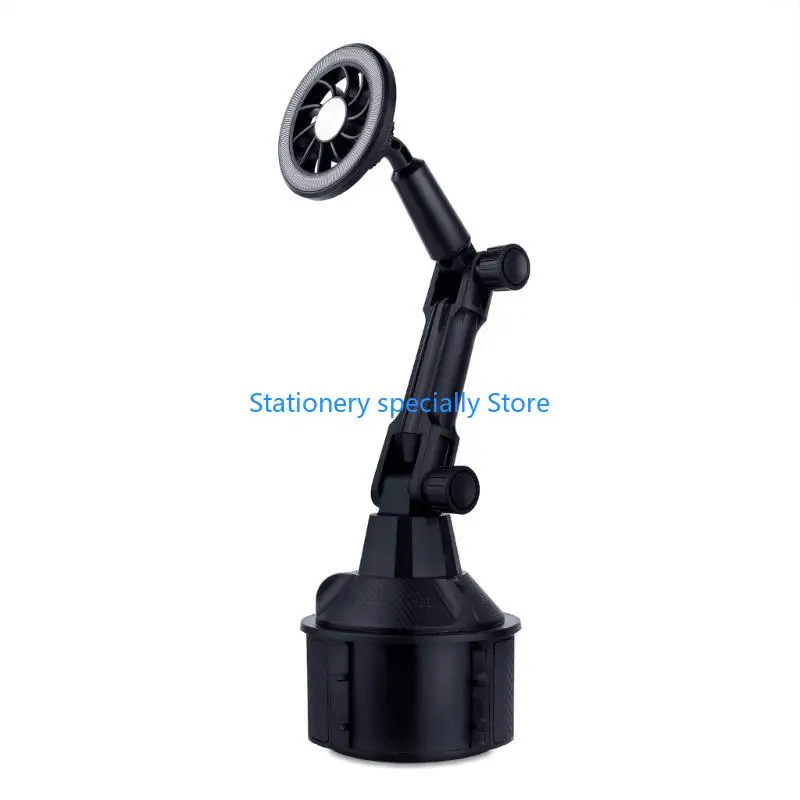 

P0RB Car Air Vent Cup Cellphone Holder Car Mount Phone Bracket Stand for 3-7inch Cellphone Shockproof Holder Cradle