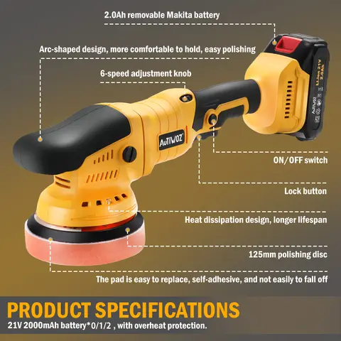 10 best sales car polisher - №3