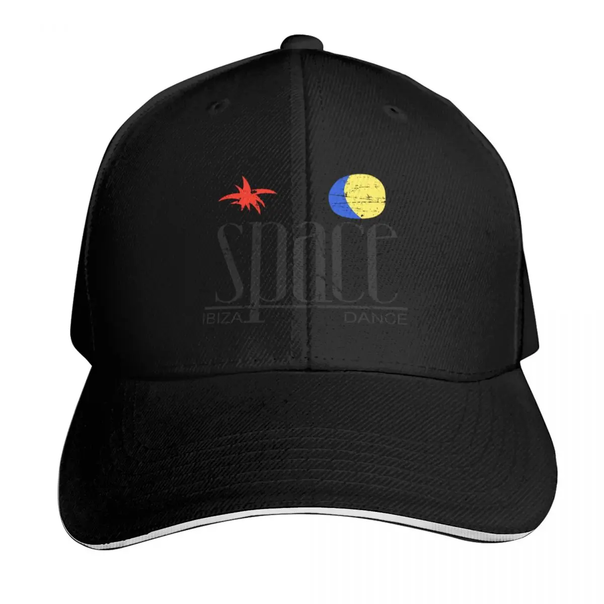 SPACE Ibiza Dance: vintage MODEL Legendary nightclub of La French Touch Baseball Cap Men Women Casual Summer Sport Sun Cap