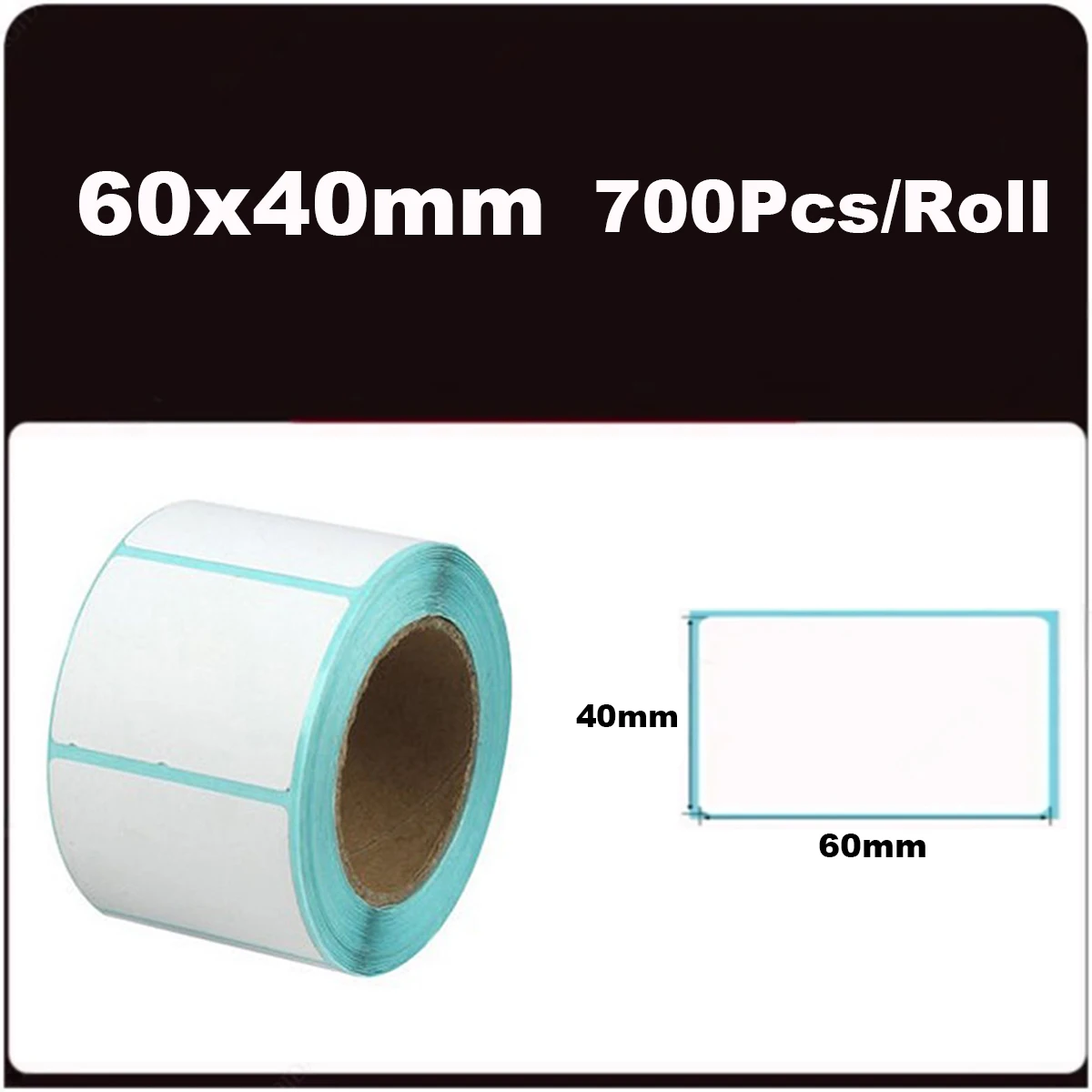 700 stks/rol 40*20/40*30/50*30mm Printbenodigdheden Thermisch Label Sticker Papier Waterdicht Supermarkt Prijs Blanco Label Direct Print