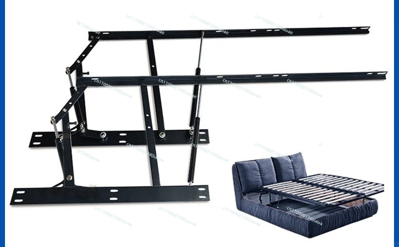 Pneumatic Rod High Box Hydraulic Rod Support Scale Furniture Hardware Translation Row Skeleton Buffer High Box Bed Lifter