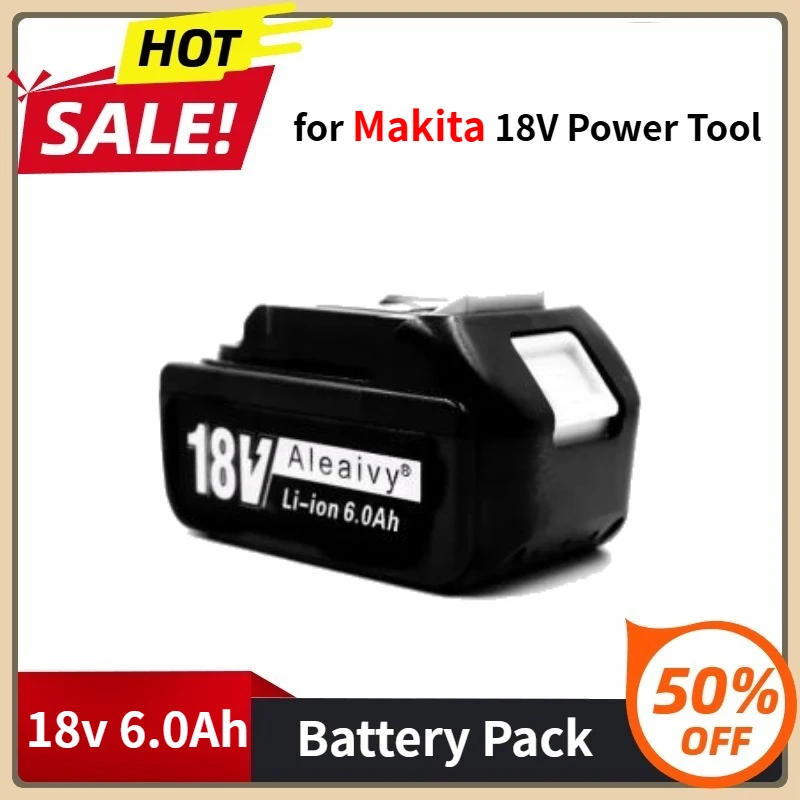 

Rechargeable Battery for Makita 18V Power Tool BL1860 BL1850 BL1840 6000mah Battery for makita 18v 6.0Ah Replacement