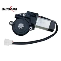 GUIGONG 12V Motor de elevalunas eléctrico 2PIN 3 agujeros 7 dientes para Ford Mazda
