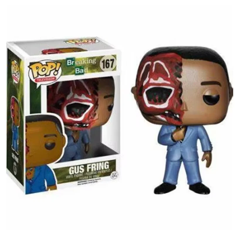 Funko Pop Television BreakingBads Jesse Pinkman 159# GUS FRING 167# HEISENBERG #163 SAUL GOODMAN Vinyl PVCModel Toys Child Gift