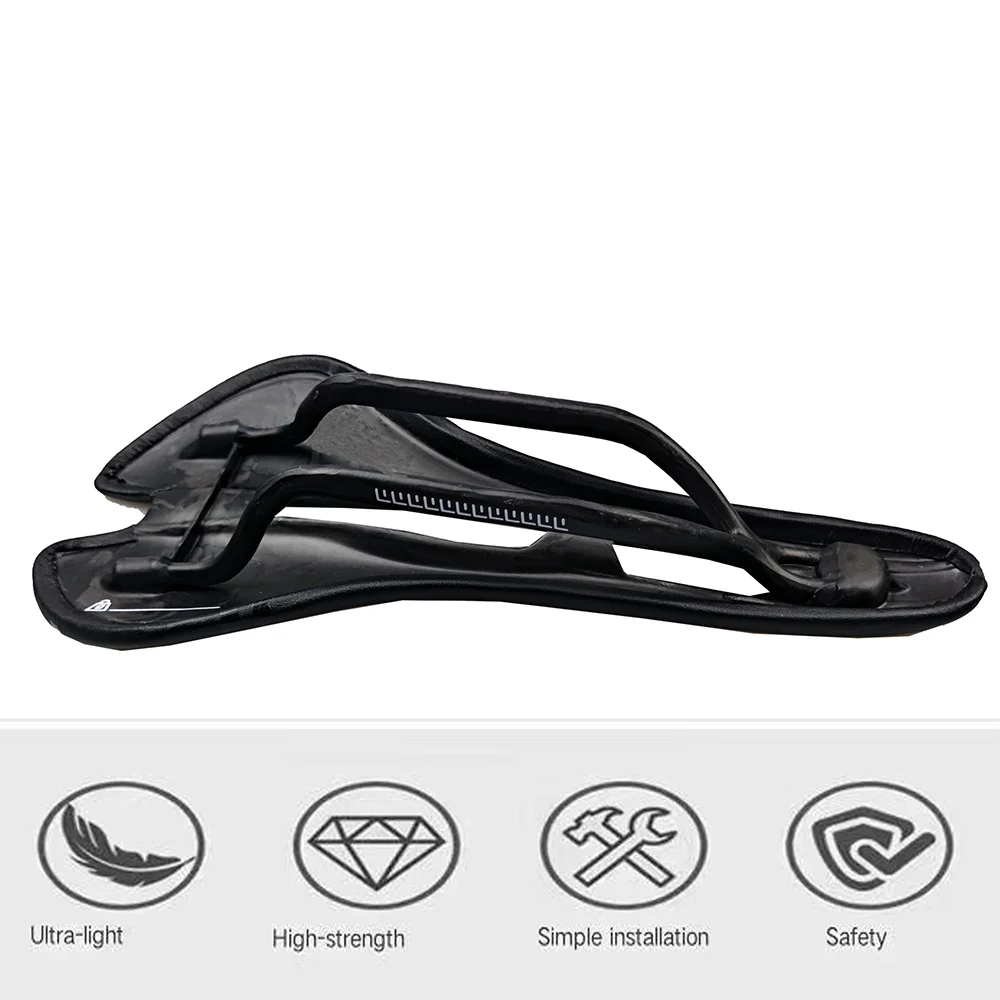 Super light carbon fiber road bike saddle sans comfort racing wide saddle men mtb mountain bike cycling seat italia seads Parts