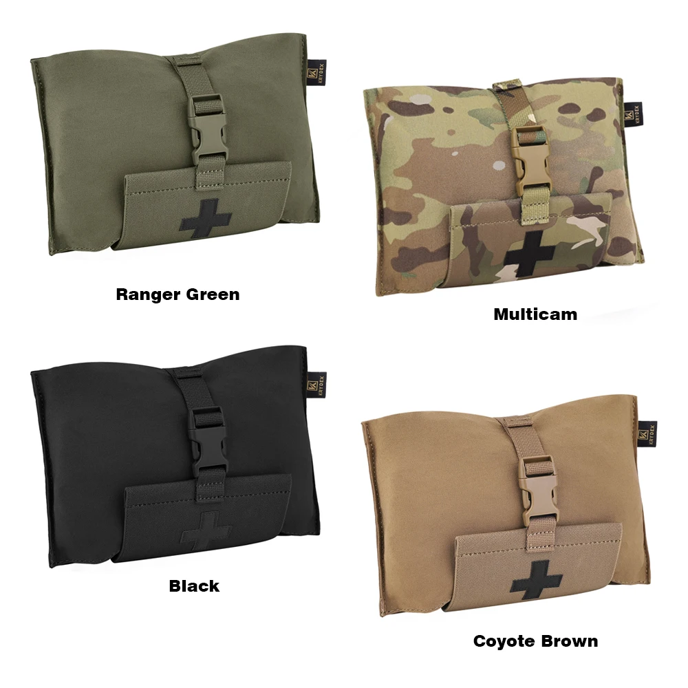 Imagem -06 - Krydex-bolsa Médica Bolsa Ifak Tático Stretch Sopro Engrenagem Bolsa de Armazenamento Engrenagem Molle Cinto Rip Away Emt 5.5 x Lbt9022