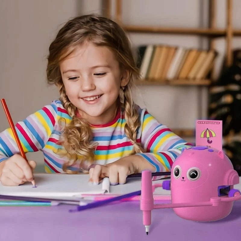 Interactive Educational Drawing Robot Toy Art Learning Toy for Preschool Kids A2UB