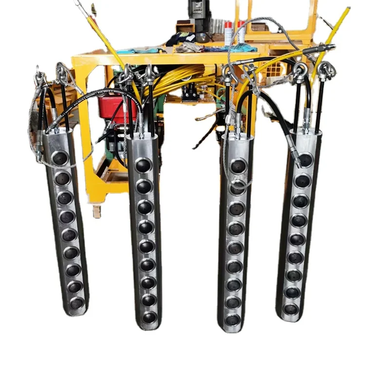 Rock Demolition Equipment ISO9001 Certified 30 Ton Hydraulic Rock Splitting Bar
