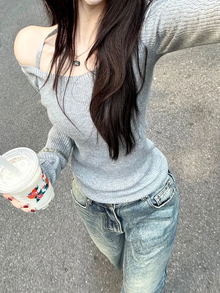 Maglioni Maglioni Pullover Donna Cashmere Donna Maglia Gite Sexy Femme Ristorante Cena Data Notte Romance Elegante femminile