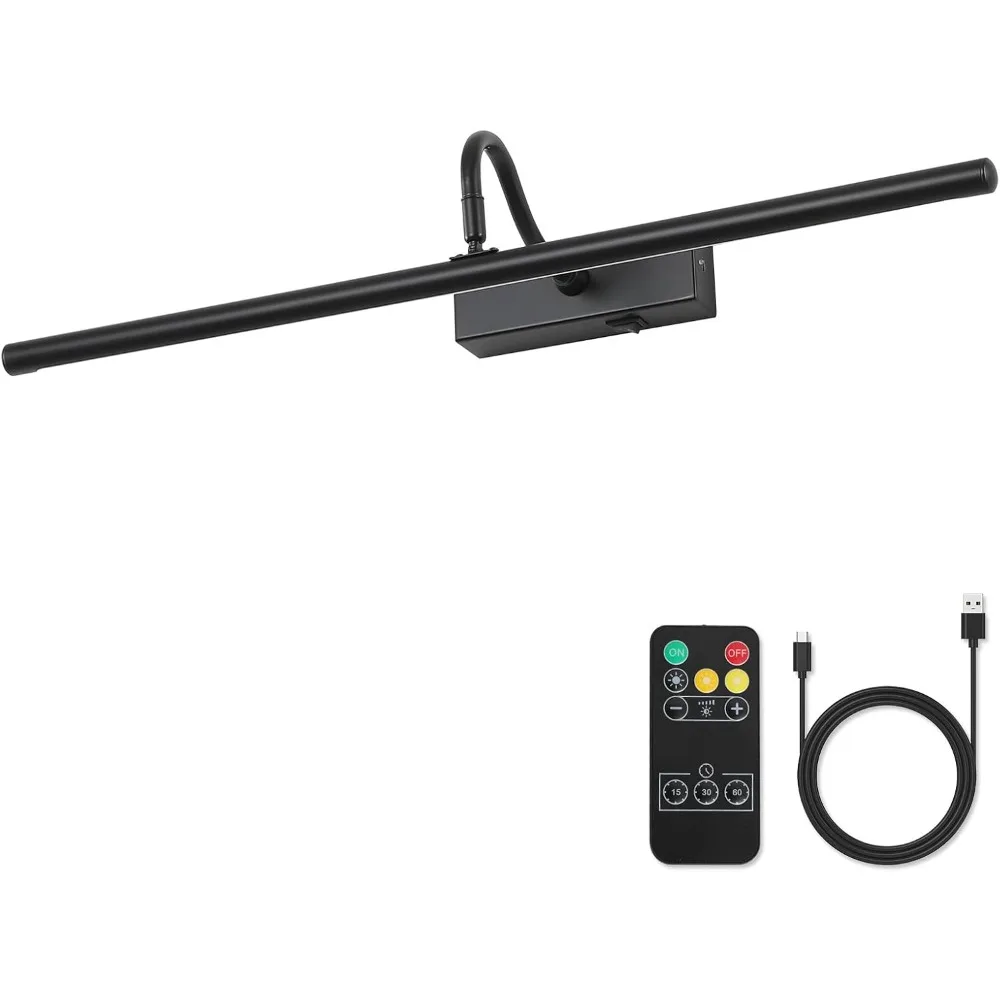 

Picture Light with Remote Control 24 Inch 5000mAh Battery Art Light for Paintings Wall Photo Frame Gallery Display Lighting