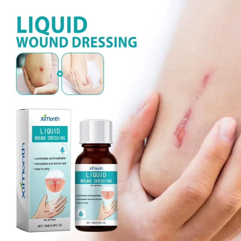 

Liquid Wound Dressing Skin Trauma Redness Swelling Repair Wound Cleansing Recovery Breathable Waterproof Wound Healing Liquid