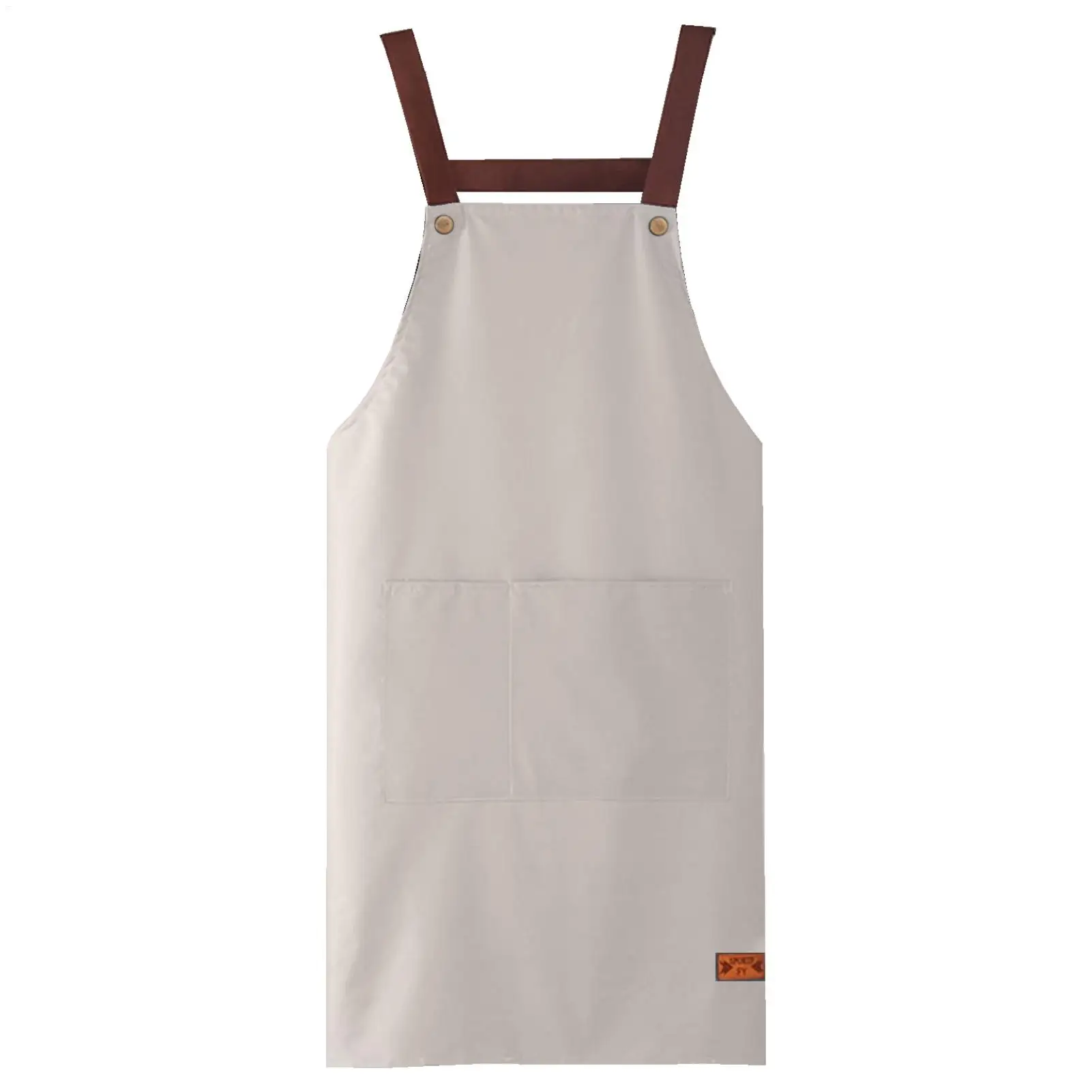 Küchenschürze mit Taschen, Backschürze für Köche, Staubdichte Verstellbare Herrenschürze zum Grillen, Grillschürze