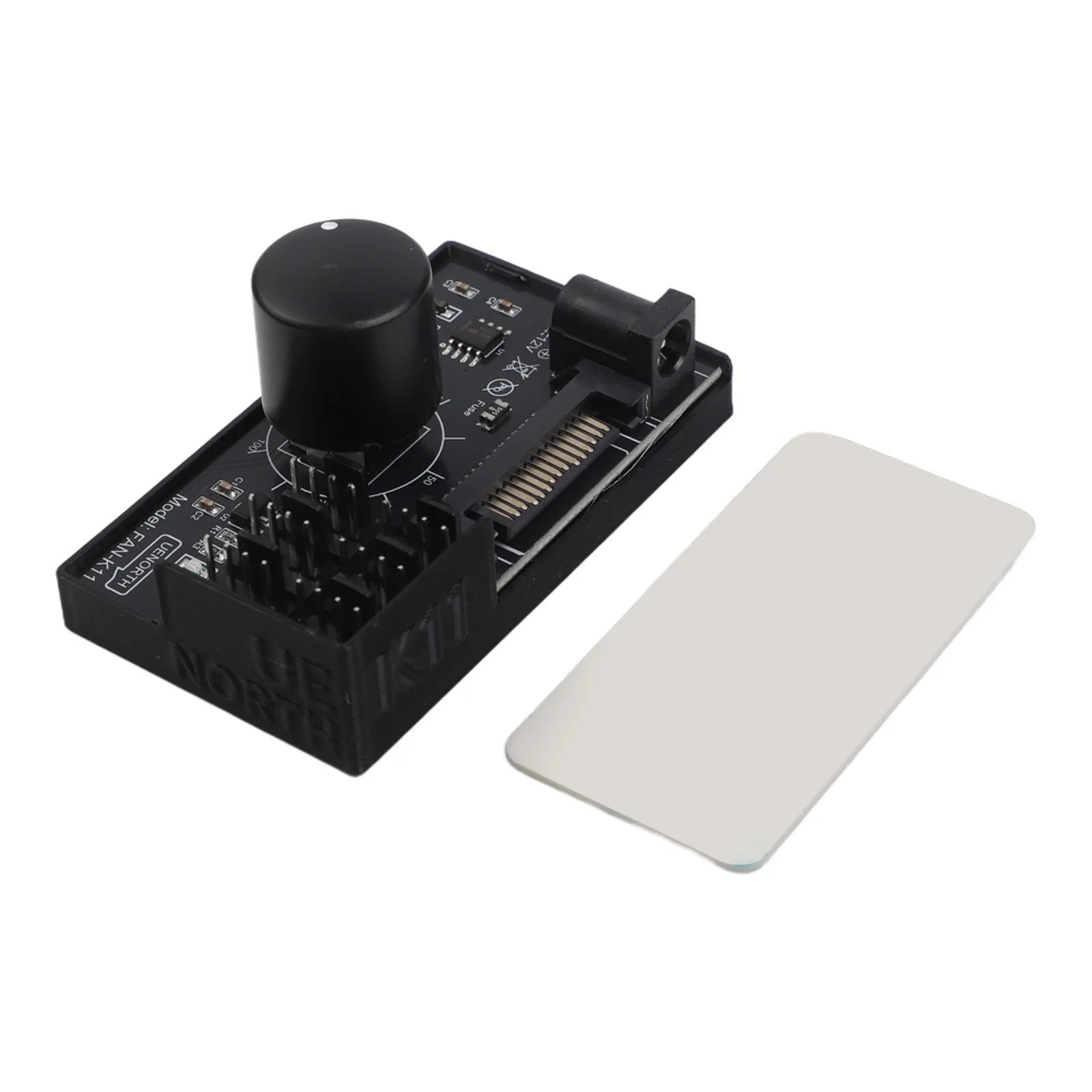 For PC Cooling 4-Pin Fan Hub Power Hub For Computer Cooling Fans Power Distribution PC Fan Adapter Accepts DC 5.5x2.5mm