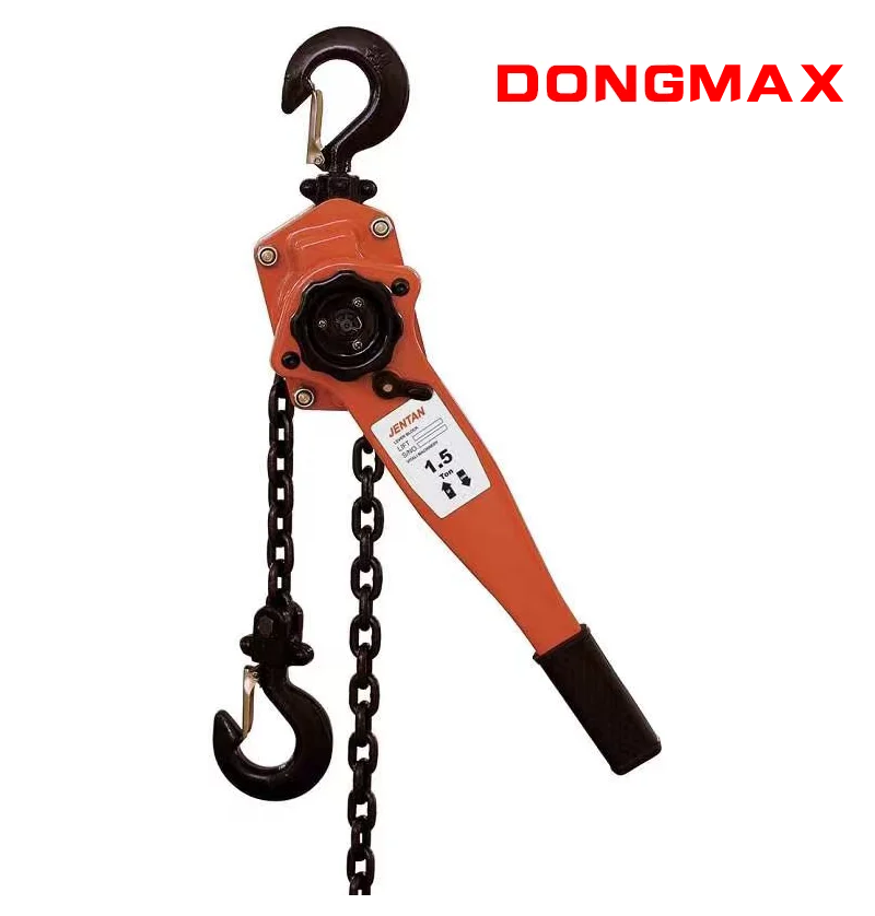 Heavy Duty 1500kg to 3 Ton Manual Lever Chain Block Hoist Metal Lifting Device for Retail Restaurant Hotels Industries