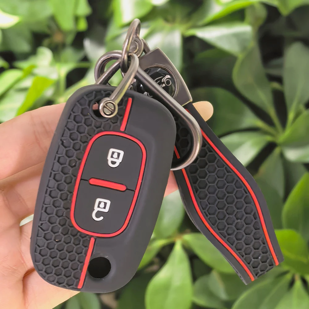 Silicone Car Key Case Fob Cover Keychain For Renault Clio Megane Kangoo Modu For Mercedes For LADA Vesta Granta XRay