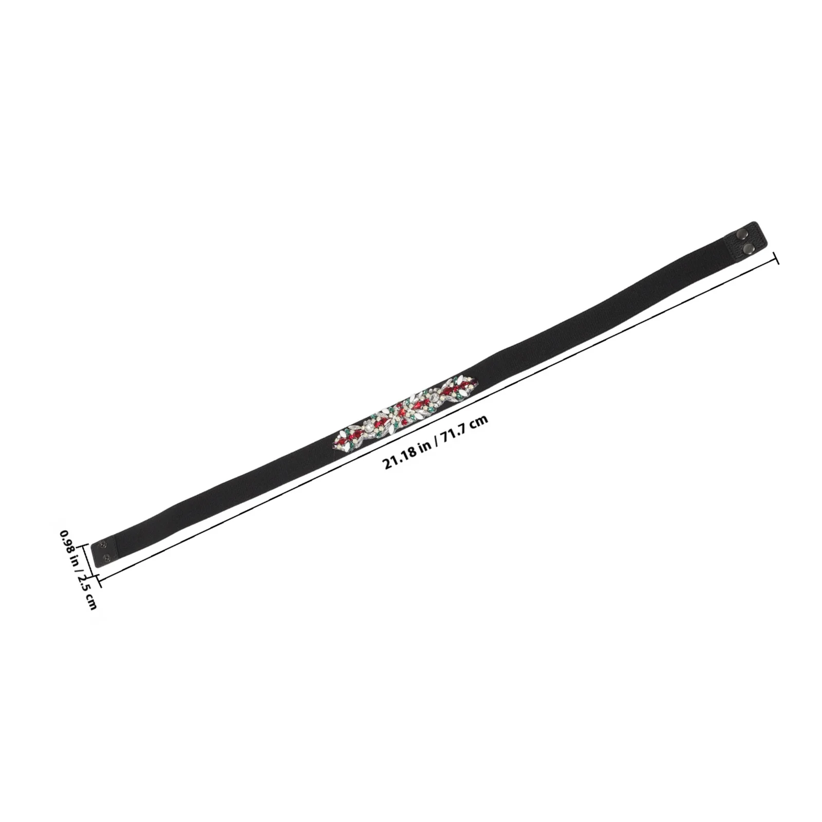 حجر الراين مطرز تمتد حزام الخصر كريستال مطاطا نحيل حزام لفساتين الزفاف فساتين السهرة أحزمة كريستال الحزب #4