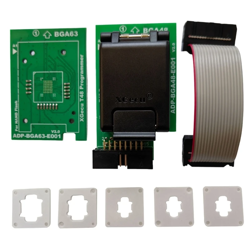 Flexible BGA48 BGA63 Chip Programming Seats for T56 High Precisions and Compatibility