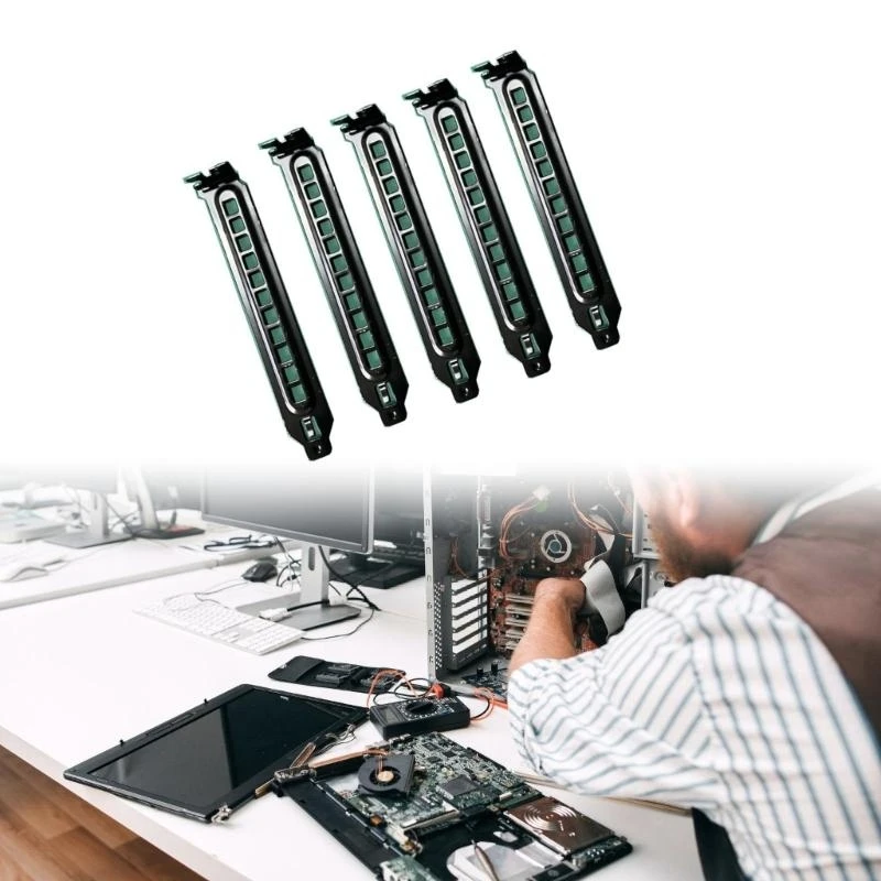 Слот из нержавеющей стали PCI Blanting Plate PCI Blank Cracket Heat Dissipation