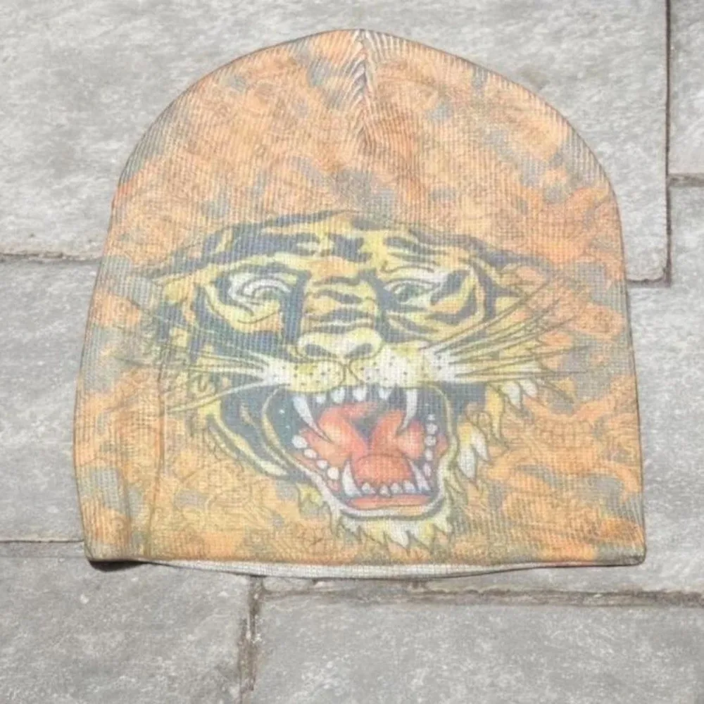 Breathable Printed Beanie Hat Elastic Warm Knit Brimless Skull Cap Kpop Harajuku Fashion Hip Hop Pull-on Beanie Cap