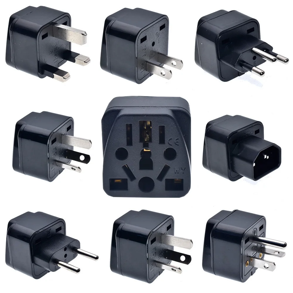 Universal Kr american european AU EU To US UK Power plug adapter USA Israel Brazil Travel Adapter plug converter japan Korea