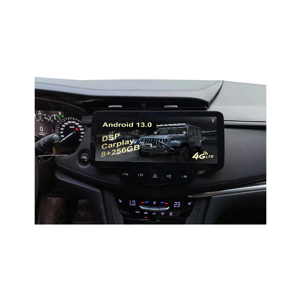 12.3 inch touch screen Android 13.0  carplay For Cadillac XT5 XT6 2016 to 2021 car Multimedia GPS Navigation wireless  head unit