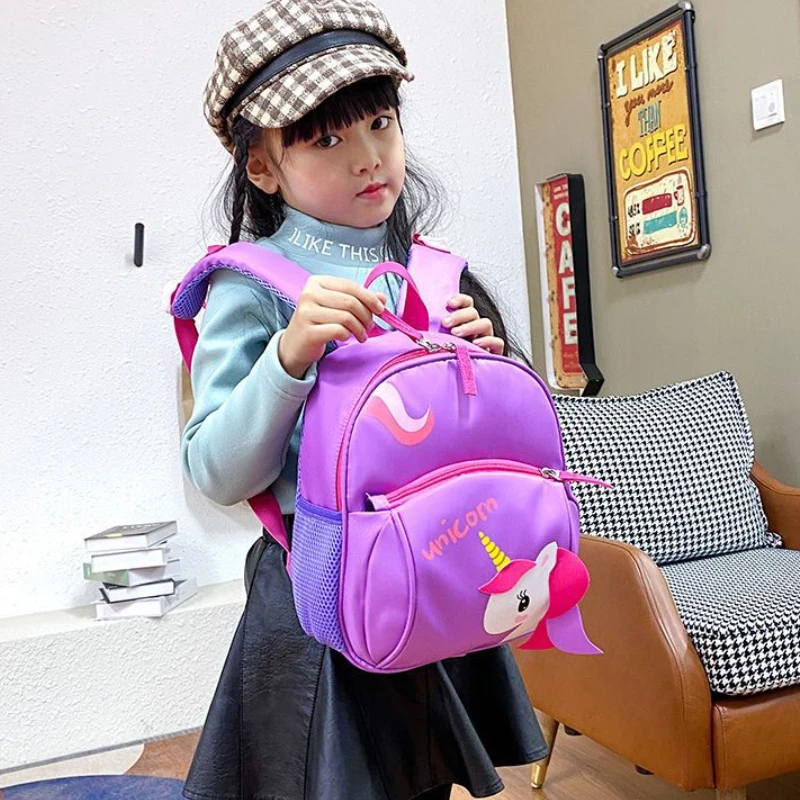 Children Unicorn Dinosaur Small Bags Cartoon Cute Kids Cartoon Backpacks Boys Girls Schoolbag In Kindergarten Baby Snack Bag New