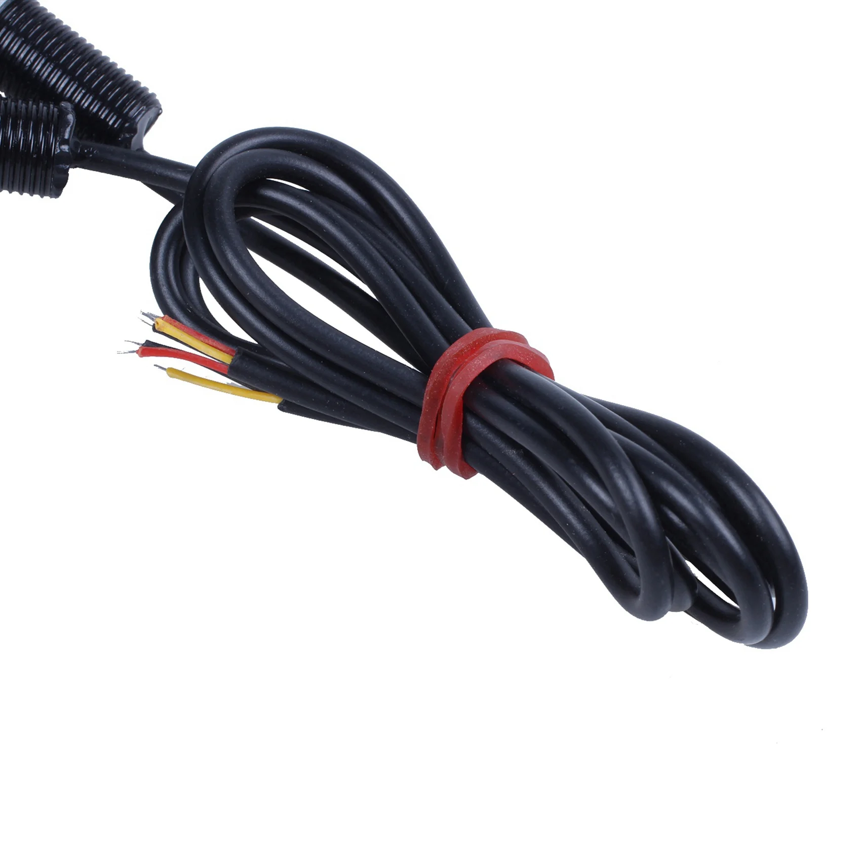 

A60E-12 Pcs 12V 23Mm Dual Color Switchback 4014 12 LED DRL Eagle Eye Daytime Light