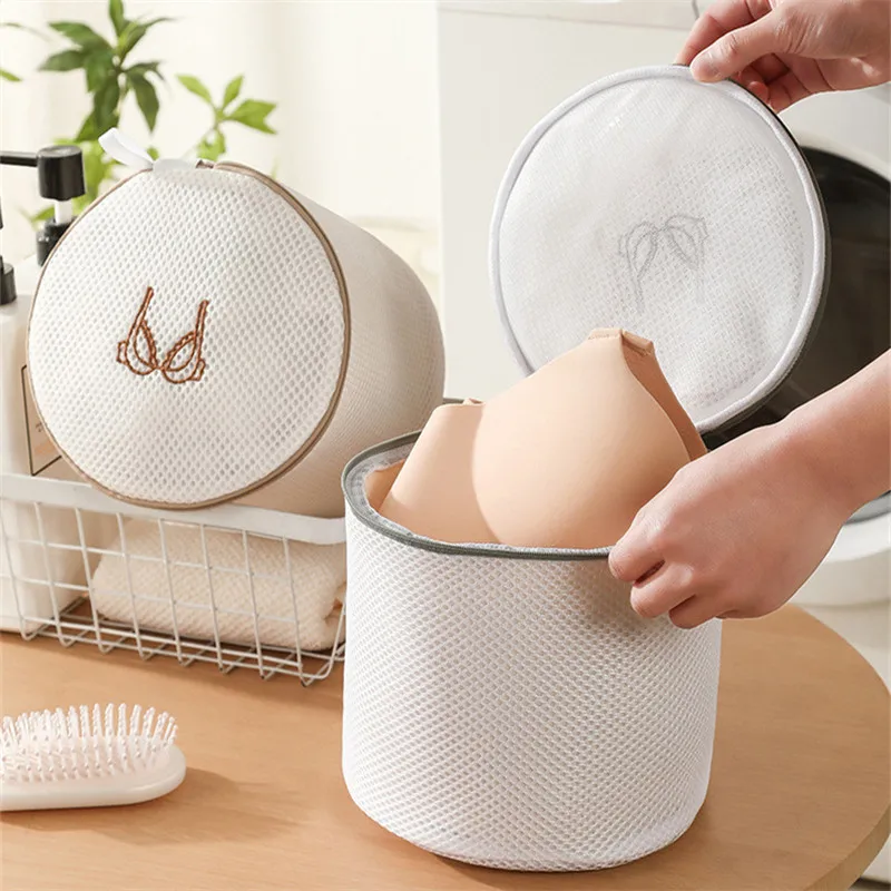 

Sandwich Mesh Bra Laundry Bags Lingerie Washing Net Laundry Underwear Bra Storage Baskets Washing Machine Filter Mesh Wash Bras
