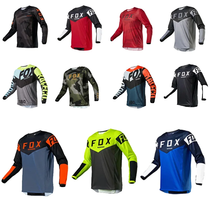 Mountain Bike Sleeves Cycling Jersey Downhill Camiseta Motocoss T-shirt Mx Mountain Bike Clothing Ranger Fox Mountain Bike Jerse