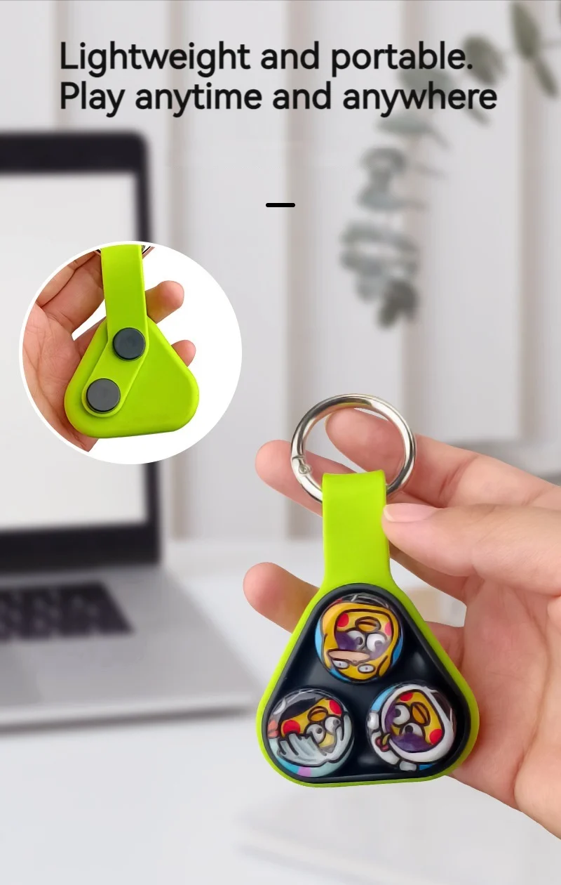 New Hand Spinner Series Elastic Magnet Toy Colorful Decompression Fidget Spinner Toys for Adults Kids Christmas Gifts