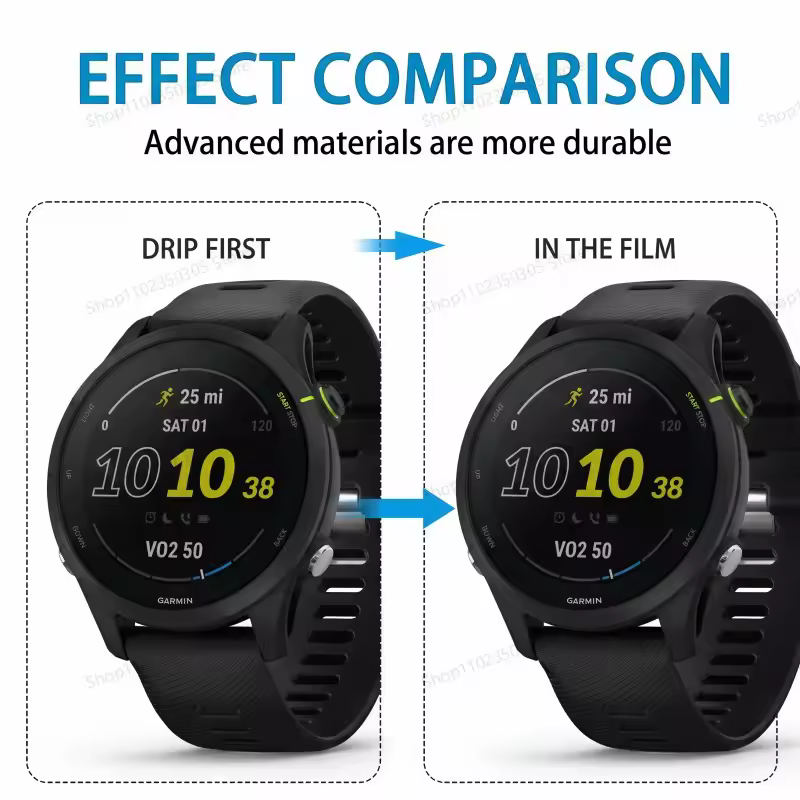 Tempered Glass Compatible for Garmin Forerunner 45 245 745 945 55 255 255S 955 165 235 735 935 Screen Protector Film - Image 4